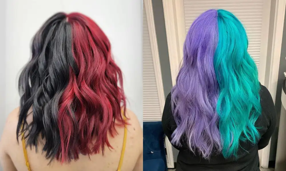 12 Bold Split Hair Dye Ideas for Every Style & Hair Type