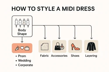 How to Style a Midi Dress for Effortless Elegance and Chic Looks